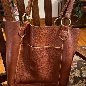Brown Portland Leather Tote Bag